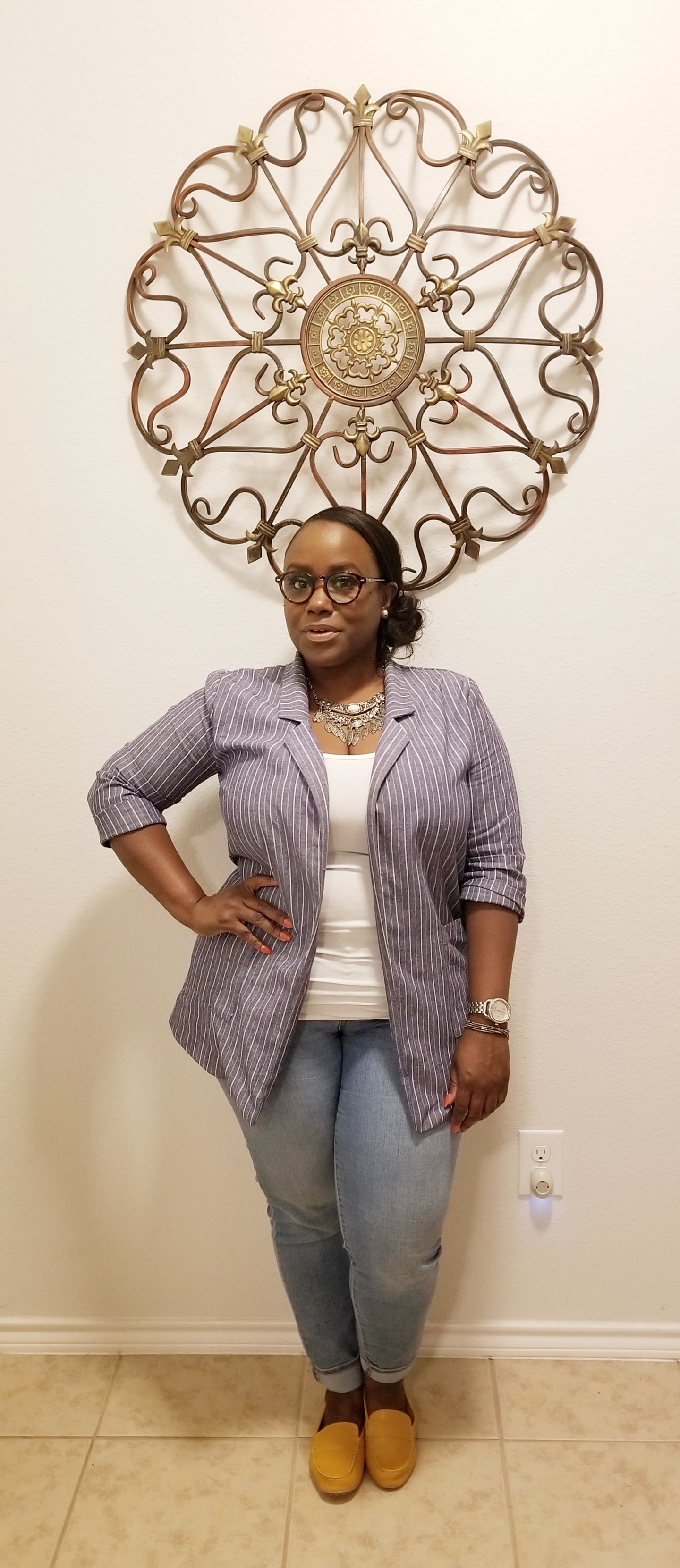 Boss Chic Blazer - Stripped