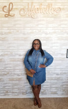 Load image into Gallery viewer, Blue Jean Chic Dress