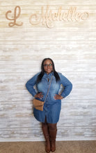 Load image into Gallery viewer, Blue Jean Chic Dress