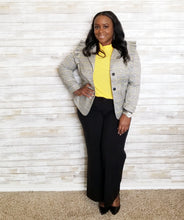 Load image into Gallery viewer, Boss Chic Blazer - Ruffled Shoulders
