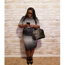 Load image into Gallery viewer, &quot;Fade to Black&quot; Chic Belted Dress