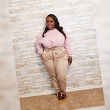 Load image into Gallery viewer, &quot;Pearled Chic Cropped&quot; Pink