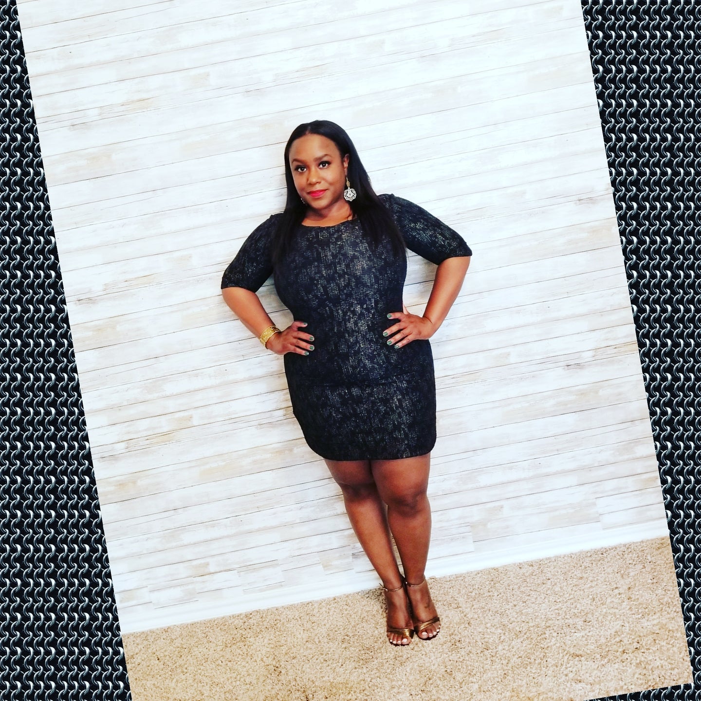 Eye Catcher Chic (Black/Gold)