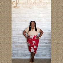 Load image into Gallery viewer, Flowered Chic Pencil Skirts