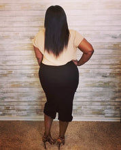 Load image into Gallery viewer, Classic Chic Ruffled Pencil Skirt