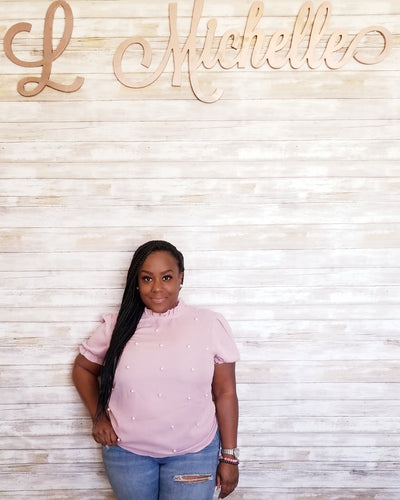 Frilly Chic Pearl Top