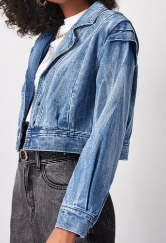 Ultra Chic Light Blue Jean Jacket